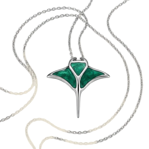 שרשרת כסף מנטה ריי טורקיז - SOLA Jewelry